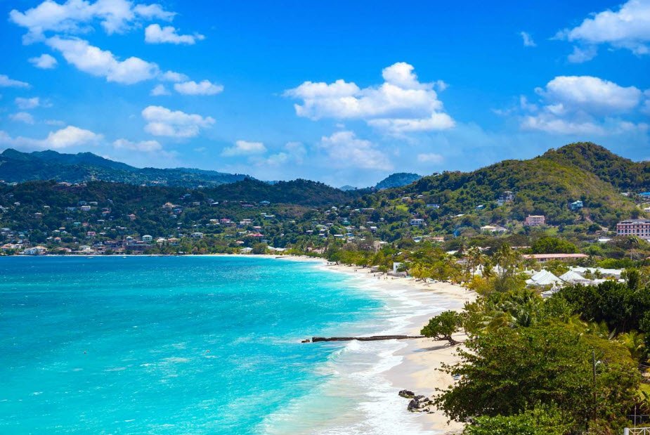 Grand Anse Beach, South of St. George’s, Grenada Island, Grenada